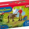 schleich® Dinosaurs 41465 Tyrannosaurus Rex Angriff | Teddy Toys Kinderwelt