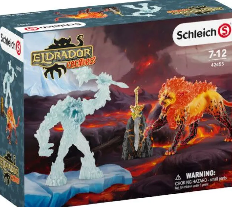 Schleich® Eldrador® - Frostmonster vs. Feuerlöwe | Teddy Toys Kinderwelt