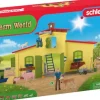 schleich® Farm World 42605 Großer Stall mit Tieren und Zubehör | Teddy Toys Kinderwelt