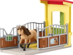 schleich® Farm World 42609 Ponybox mit Islandpferd Hengst | Teddy Toys Kinderwelt