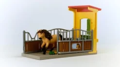 schleich® Farm World 42609 Ponybox mit Islandpferd Hengst | Teddy Toys Kinderwelt