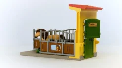 schleich® Farm World 42609 Ponybox mit Islandpferd Hengst | Teddy Toys Kinderwelt
