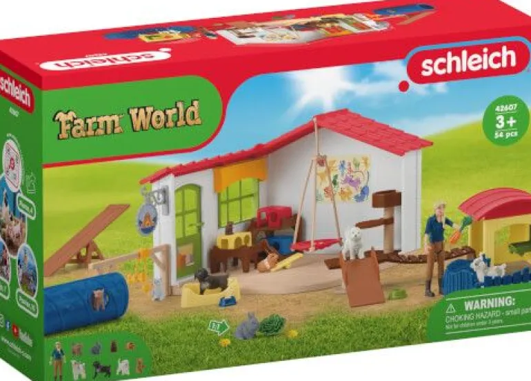 schleich® Farm World 42607 Tierhotel | Teddy Toys Kinderwelt