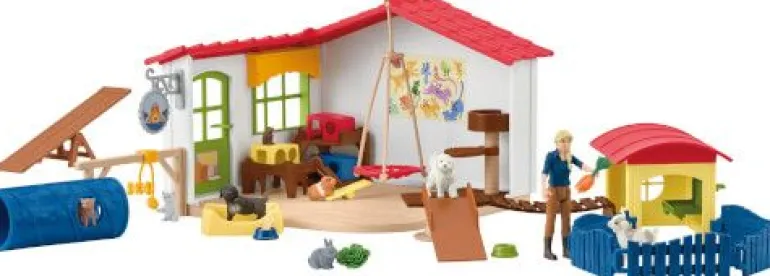 schleich® Farm World 42607 Tierhotel | Teddy Toys Kinderwelt