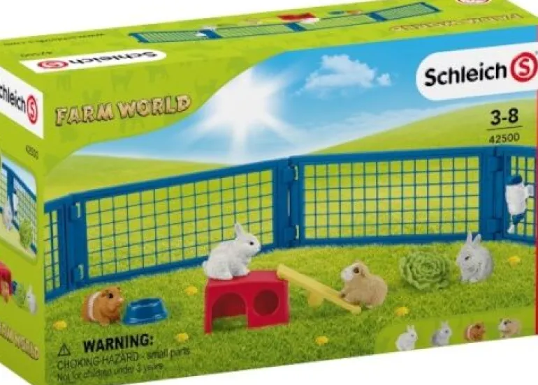 Schleich® Farm World - Zuhause für Kaninchen und Meerschweinchen | Teddy Toys Kinderwelt