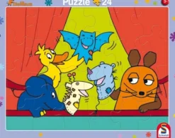 Schmidt Puzzle - Die Maus 2er Set, 16 / 24 Teile | Teddy Toys Kinderwelt