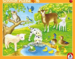 Schmidt Puzzle - 2er Set Rahmenpuzzles Tiere, 24/40 Teile | Teddy Toys Kinderwelt