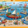 Schmidt Puzzle - 2er Set Rahmenpuzzle Hafen + Bahnhof | Teddy Toys Kinderwelt