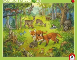 Schmidt Puzzle - 2er Set Rahmenpuzzle Haustiere + Heimische Tiere | Teddy Toys Kinderwelt