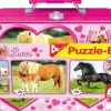 Schmidt Puzzle - Pferde im Metallkasten | bis 50 Teile | Puzzle | Spielzeug | Teddy Toys Kinderwelt