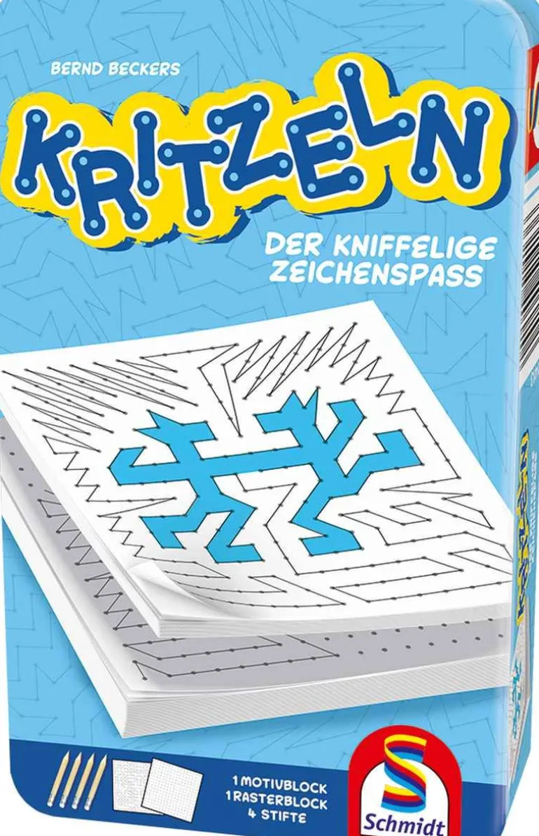 Schmidt Spiele - Kritzeln | Geschicklichkeitsspiele | Spiele | Spielzeug | Teddy Toys Kinderwelt