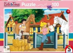 Schmidt Spiele Bibi & Tina, Auf dem Martinshof, 100 Teile | Teddy Toys Kinderwelt