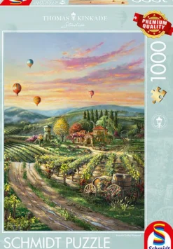 Schmidt Spiele Premium Puzzle - Peaceful Valley Vineyard | Teddy Toys Kinderwelt