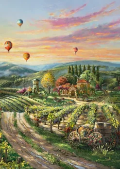 Schmidt Spiele Premium Puzzle - Peaceful Valley Vineyard | Teddy Toys Kinderwelt