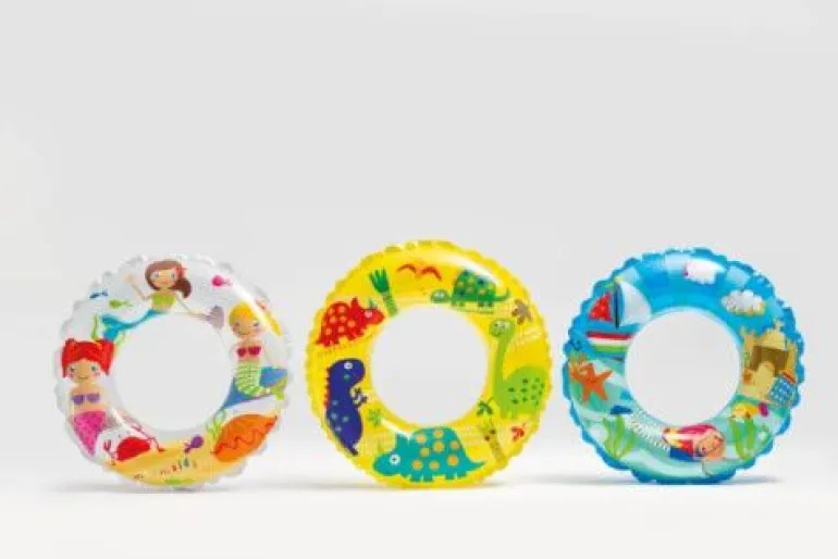 Schwimmring transparent, empfohlen 6-10 Jahre, 3 fach sortiert, # | Teddy Toys Kinderwelt