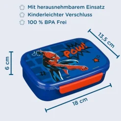 Scooli - Brotzeitdose Spider-Man | Teddy Toys Kinderwelt
