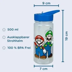 Scooli AERO - Trinkflasche Super Mario | Teddy Toys Kinderwelt