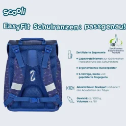 Scooli Easyfit - Schulranzen Set Team Player, 5 teilig | Teddy Toys Kinderwelt