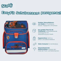 Scooli Easyfit - Schulranzen Set Spider Man, 5 teilig | Teddy Toys Kinderwelt