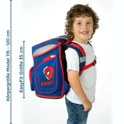 Scooli Easyfit - Schulranzen Set Spider Man, 5 teilig | Teddy Toys Kinderwelt
