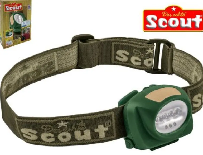 SCOUT LED Stirnlampe, 7 leistungsstarke LED's, 3 Einstellungen au | Teddy Toys Kinderwelt