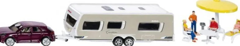 SIKU Super - PKW mit Wohnwagen 1:55 | Teddy Toys Kinderwelt