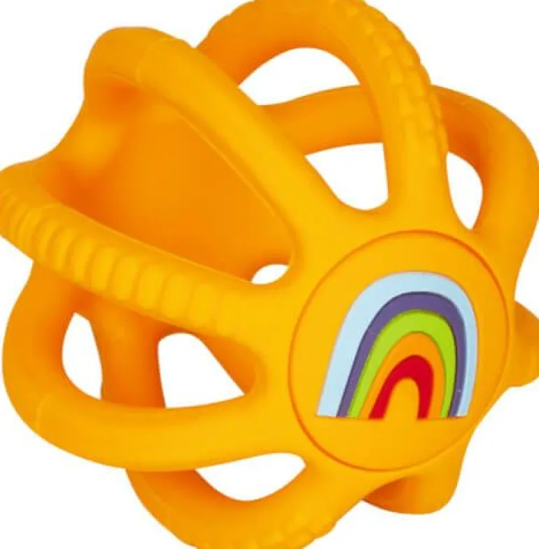 Silikon-Greifball Regenbogen - BabyGlück 15913 | Teddy Toys Kinderwelt