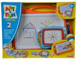 SIMBA Art & Fun - 2 Maltafeln, Set | Tafeln & Zubehör | Kreatives & Zeichnen | Spielzeug | Teddy Toys Kinderwelt