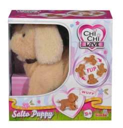 SIMBA Chi Chi Love - Salto Puppy | Interaktive Tiere | Kuscheltiere & Teddys | Spielzeug | Teddy Toys Kinderwelt