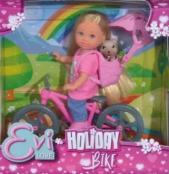 Simba Evi LOVE - Spielset ''Holiday Bike'', 5-teilig, ab 3 Jahre | Teddy Toys Kinderwelt