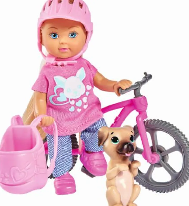 Simba Evi LOVE - Spielset ''Holiday Bike'', 5-teilig, ab 3 Jahre | Teddy Toys Kinderwelt