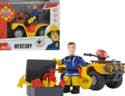 Simba Feuerwehrmann Sam - Mercury-Quad inkl. Zubehör, Kunststoff, | Teddy Toys Kinderwelt