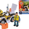 SIMBA Feuerwehrmann Sam - Polizei Quad mit Figur | Teddy Toys Kinderwelt