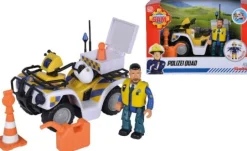 SIMBA Feuerwehrmann Sam - Polizei Quad mit Figur | Teddy Toys Kinderwelt
