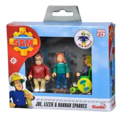 SIMBA Feuerwehrmann Sam - Familie Sparks Figurenset | Teddy Toys Kinderwelt