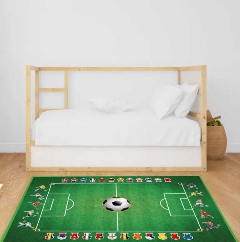 SIVA - Spielteppich Fussball 100x150 | Teddy Toys Kinderwelt