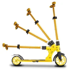 Six Degrees - Aluminium Scooter 180/145 mm, gelb | Teddy Toys Kinderwelt