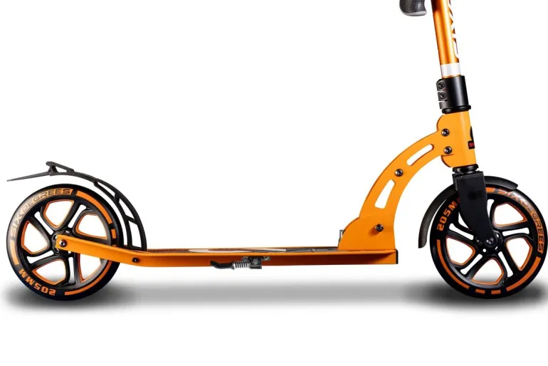 Six Degrees - Aluminium Scooter 205 mm, orange | Teddy Toys Kinderwelt