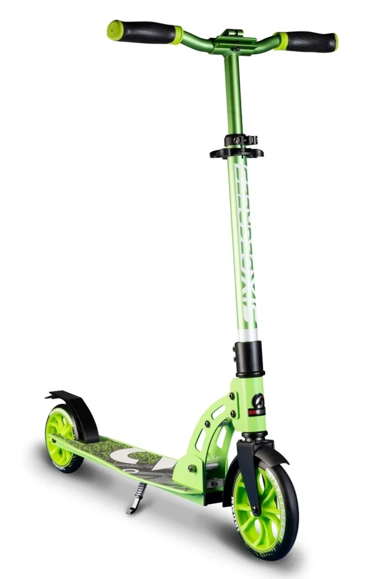 Six Degrees - Aluminium Scooter 180/145 mm, grün | Teddy Toys Kinderwelt