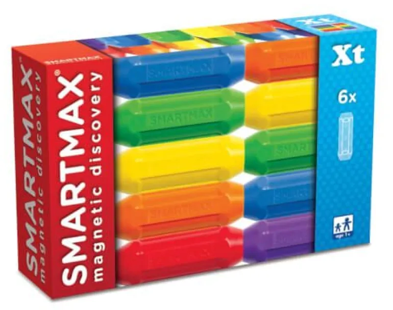 SmartMax Stäbe kurz 6 Stück - Magnetspiel Zubehör | Teddy Toys Kinderwelt
