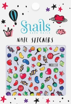 Snails - Nagelsticker Süssigkeiten | Teddy Toys Kinderwelt