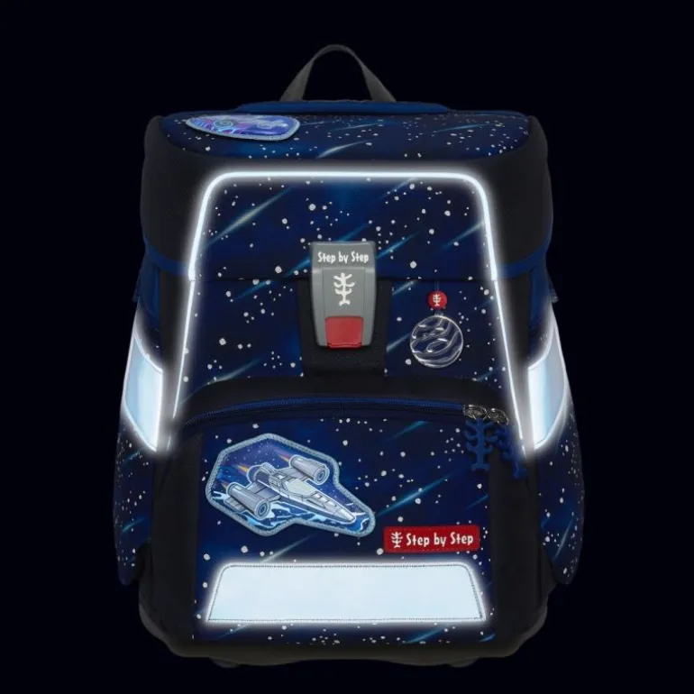 SPACE REFLECT - Schulranzen-Set "Star Shuttle Elio 213218 | Teddy Toys Kinderwelt