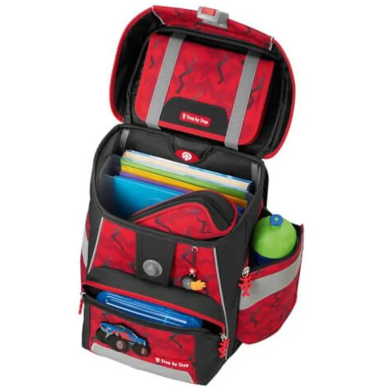 SPACE Schulranzen-Set Monster Truck Rocky, 5-teilig | Teddy Toys Kinderwelt