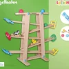 SpielMaus Holz Kugelbahn mit Rollelementen | Teddy Toys Kinderwelt