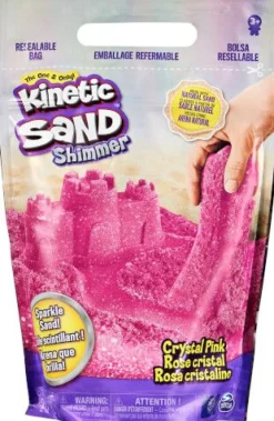 Spin Master Kinetic Sand Glitzer Sand Crystal Pink (907g) | Teddy Toys Kinderwelt