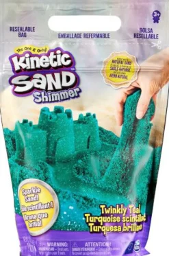 Spin Master Kinetic Sand Glitzer Sand Twinky Teal (907g) | Teddy Toys Kinderwelt