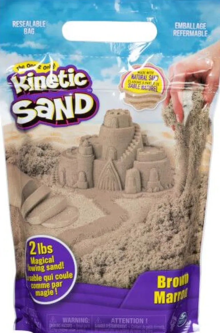 Spin Master Kinetic Sand - Colour Bag Braun, 907 Gramm | Teddy Toys Kinderwelt