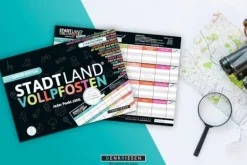 STADT LAND VOLLPFOSTEN® - Junior Edition DIN-A4 Block | Teddy Toys Kinderwelt