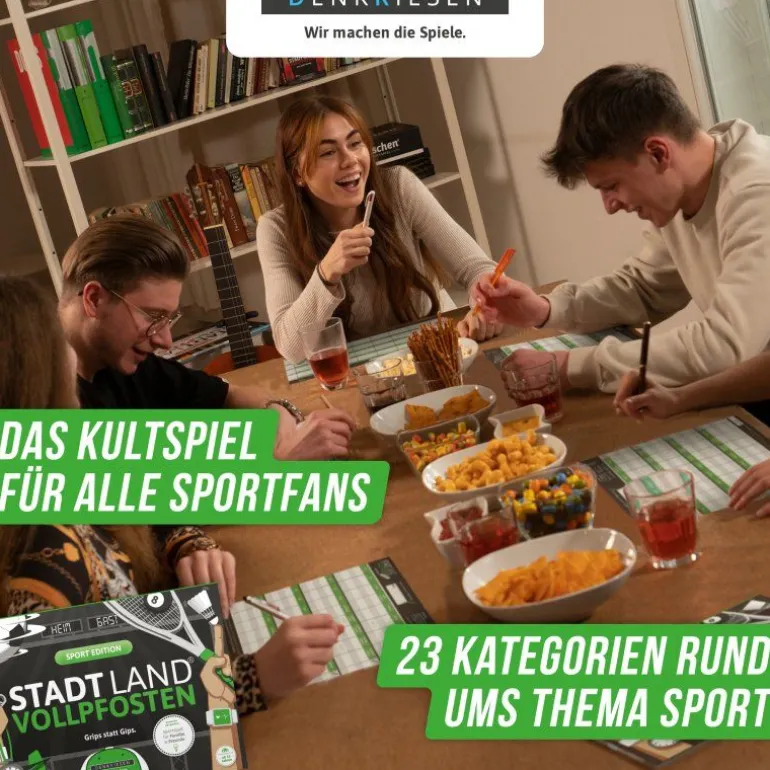 STADT LAND VOLLPFOSTEN® - Sport Edition DIN-A4 Block | Teddy Toys Kinderwelt