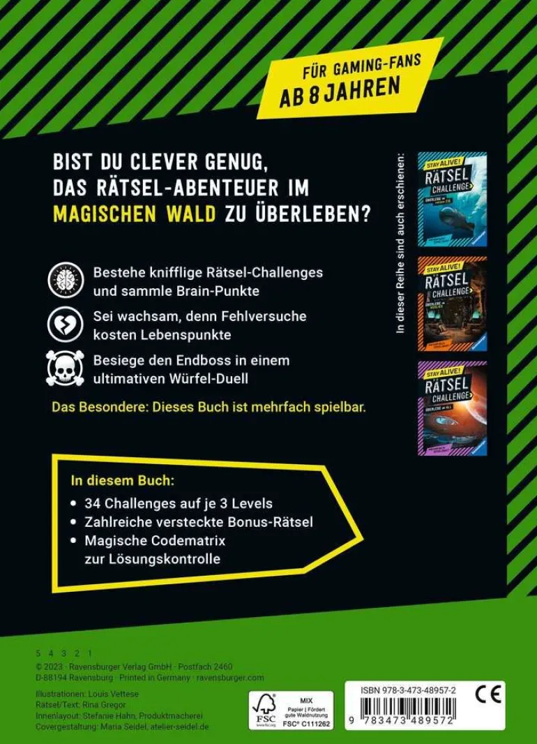 Stay alive! Rätsel-Challenge - Überlebe im magischen Wald 48957 | Teddy Toys Kinderwelt